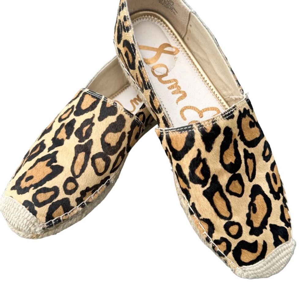Sam Edelman Tan and Black Espadrilles